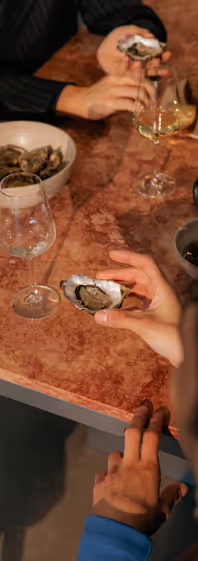 Food served on a table