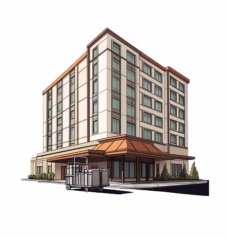 A hotel illustration