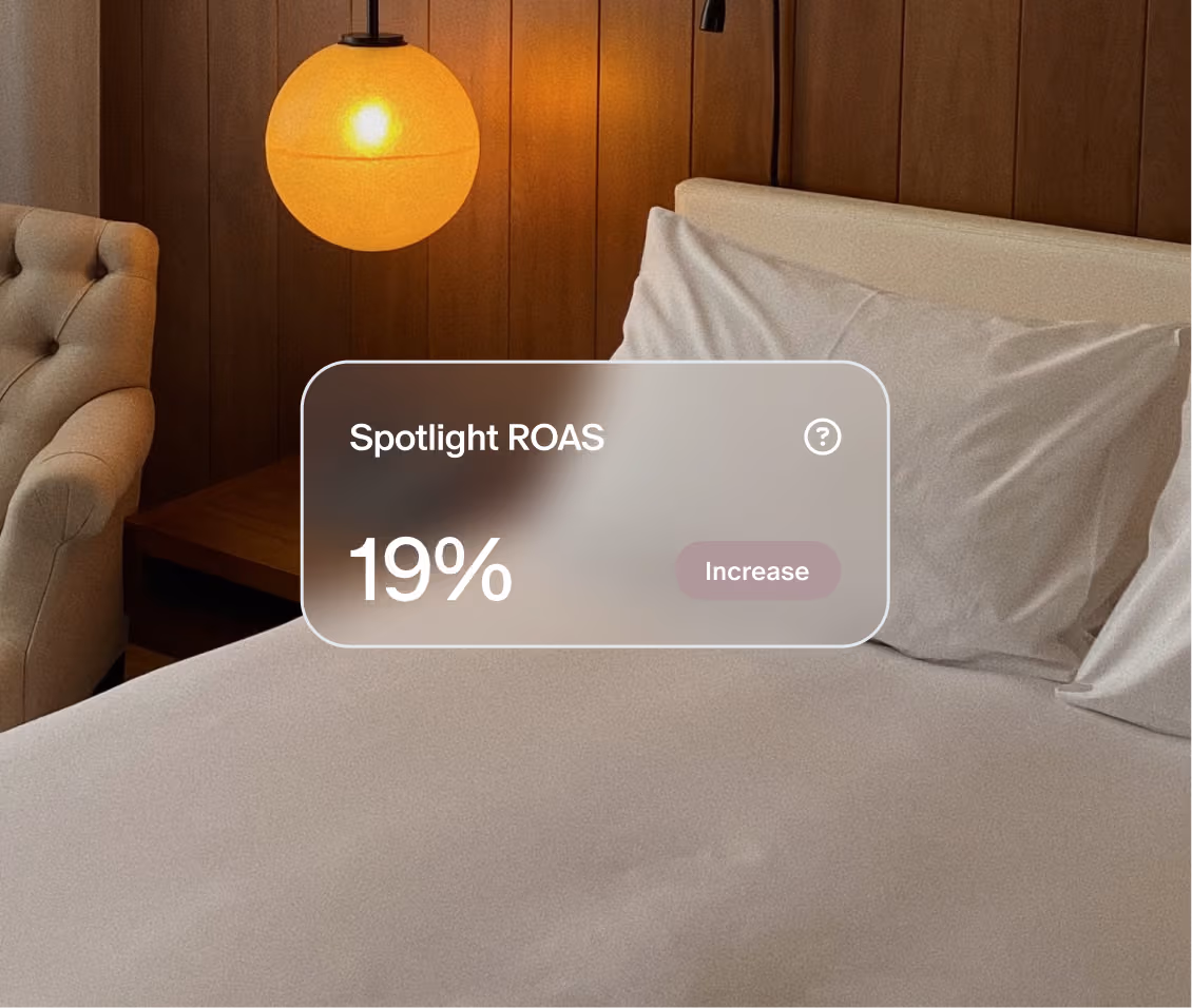 A bed in the background and a graph in the front